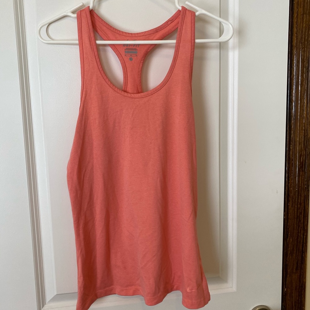 Peach Nike Dri-Fit tank size M